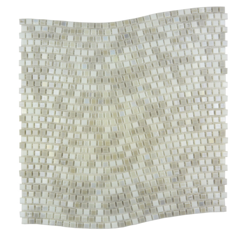 Galaxy 0.3125 in. x 0.3125 in. Iridescent Glass Pressed Edge Tiny Square Mosaic Wall Pool & Floor Tile
