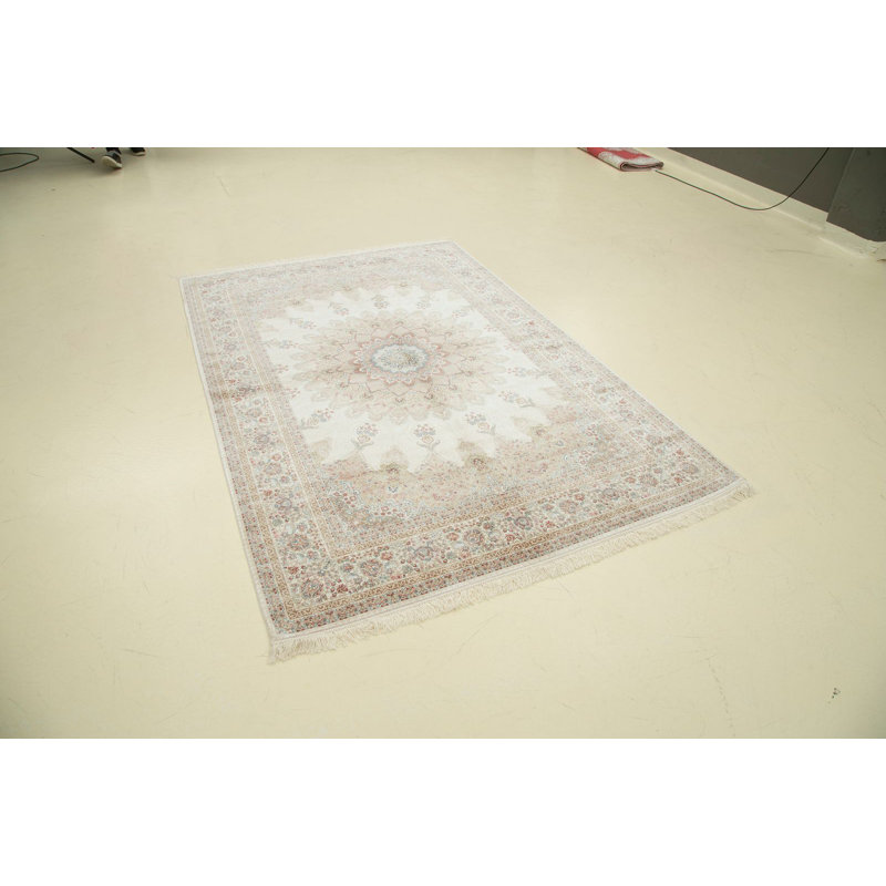 Antep Silk Rug, Rectangle 3'11" x 5'10"