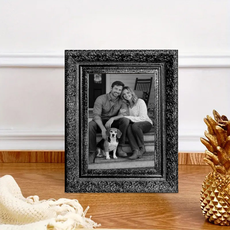 Cadre 3 pièces noir chaleureux pour photos et présentoirs 5 po x 7 po, Black, 3, 5" W x 7" H