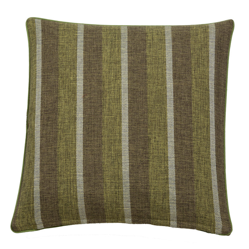 Colleyville Plaid Square Throw Cushion, Green, 60 x 60cm
