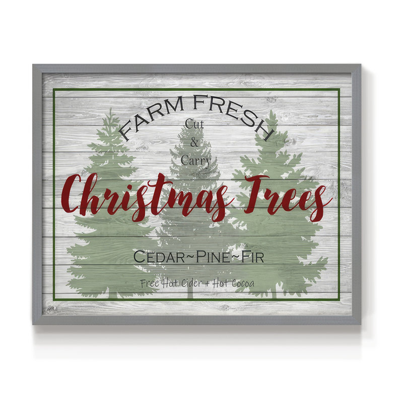 Farm Fresh - Reproduction encadrée - Restickable, H 8 po x l 10 po, Gris