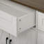 Ensemble de 1 buffet de style ferme avec portes de grange et tablettes réglables Heritage