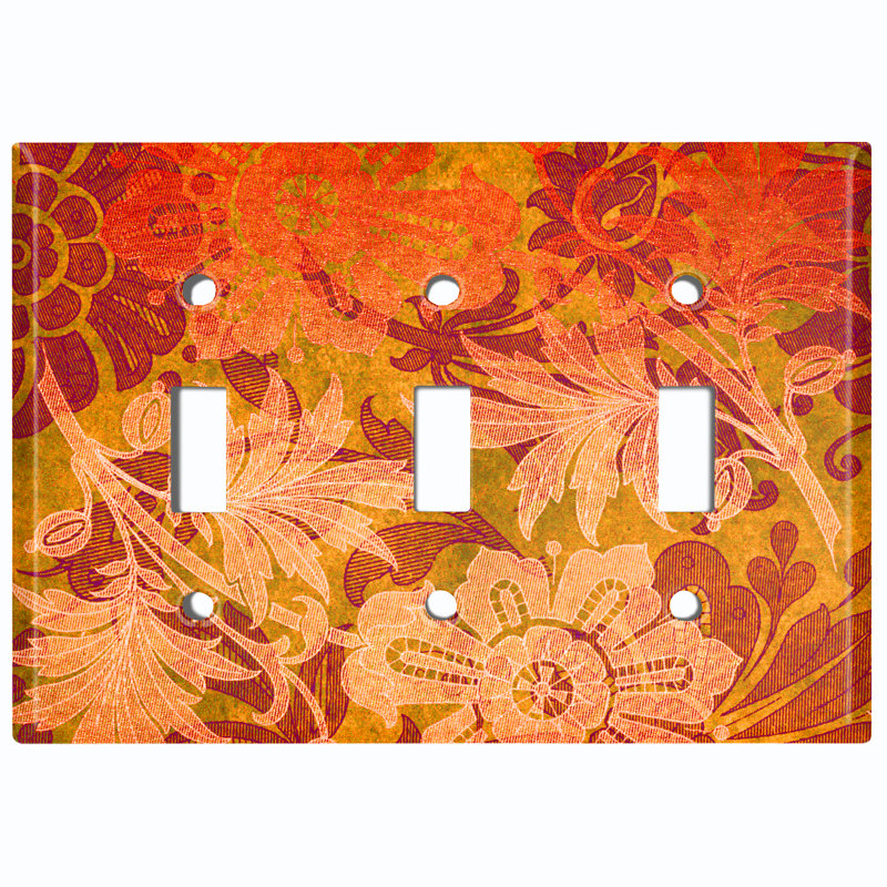 3 - Gang Toggle Light Switch Standard Wall Plate
