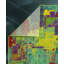 Tapis décoratif abstrait mauve/jaune/vert Enya-30911587