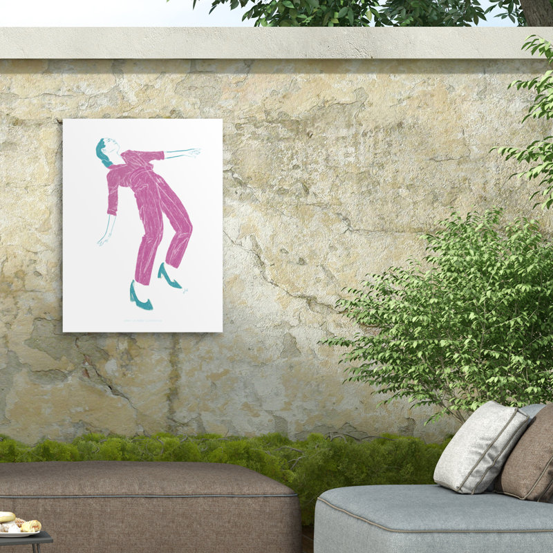 Jenny Liz Rome Jlr Dancing13 Outdoor  Canvas, H 14 po x l 19 po