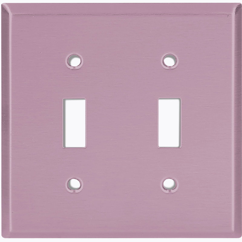 No Subject 2 - Gang Toggle Light Switch Standard Wall Plate