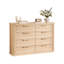 Commode 8 tiroirs cannelée-486937546