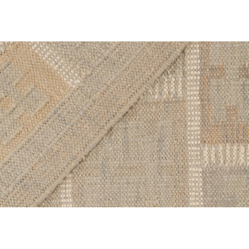 Scandinavian Wool Geometric Area Rug, Rectangle 10' x 14'
