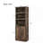 1 Doors Bookshelf with USB Port and 3 Open Shelves-816642722