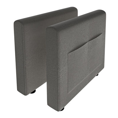 A Pair Of Armrest Chenille Arm Module For Modular Sectional Sofa