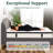 10-Inch Medium Firm Gel Memory Foam and Pocketed Coil Hybrid Mattress, Side Handles, Pillow Top, CertiPUR-US, OEKO-TEX & SGS Certified, King Size, Mattress in a Box for Sleep Experience-193522594