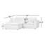 Canapé modulaire réversible 3 pièces Remy-108532134