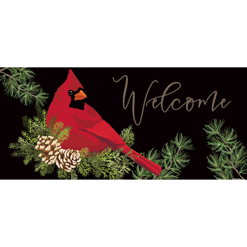 Elnaz 22" x 10" Cardinal and Evergreen Sassafras Switch Insert Mat