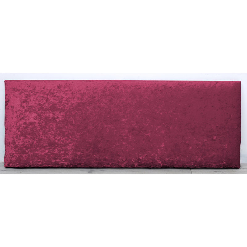 Duvall Upholstered Velvet Headboard, Single (3'), Pink
