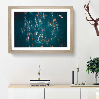 Swimmers in Brazil - Framed Print