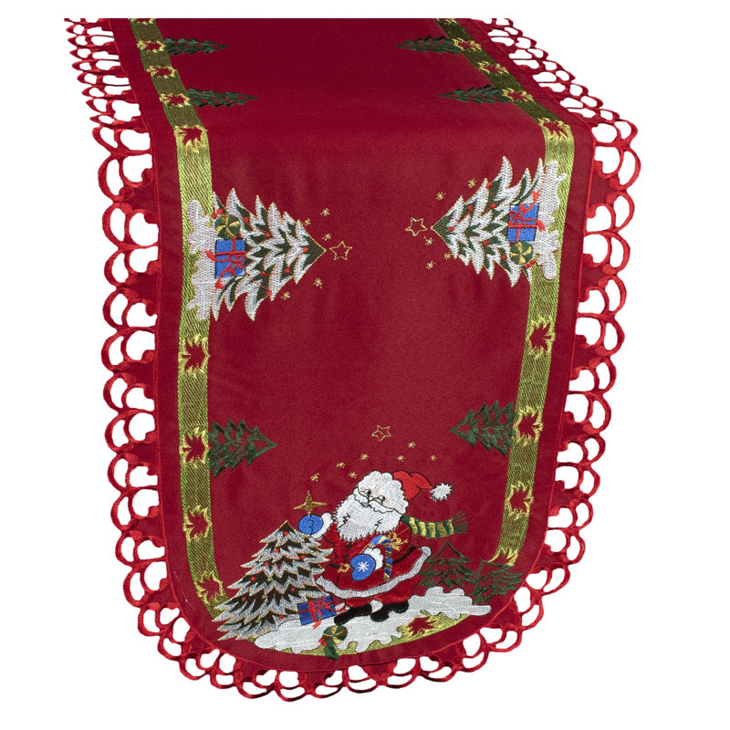 Chemin de table Joswick Santa Claus, 43 po x 16 po