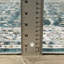 Tapis bleu sarcelle / ivoire Jadalynn-985048254