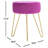 Nandina Iron Accent Stool-645447832