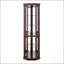 Armoire d'angle en verre avec vitrine lumineuse pour le salon, idéale pour les collections antiques et le rangement du vin-94944443