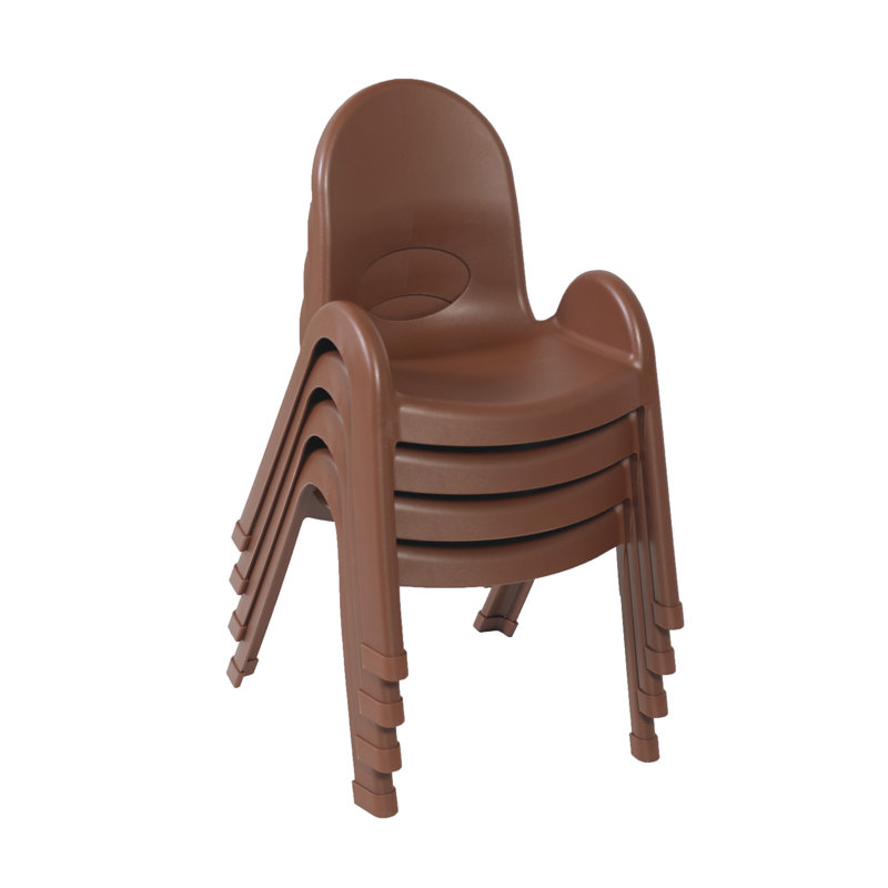 Chaise pour enfant Value Stack, Rouge, 11", 4