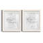 Une maison - ensemble de 2 reproductions d'art textuel-1092425772-1092425823-1092425760