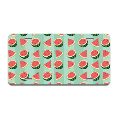 Cadre de plaque en aluminium Watermelon Patch