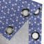 Rideau à œillets à motif turc 2 panneaux East Urban Home, 50 po, bleu royal / bleu pâle-1162550442
