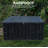 Small Outdoor Metal Storage Box - Rust-Resistant Heavy Duty Storage Bin for Patio, Garden Tools & Small Accessories-121840230