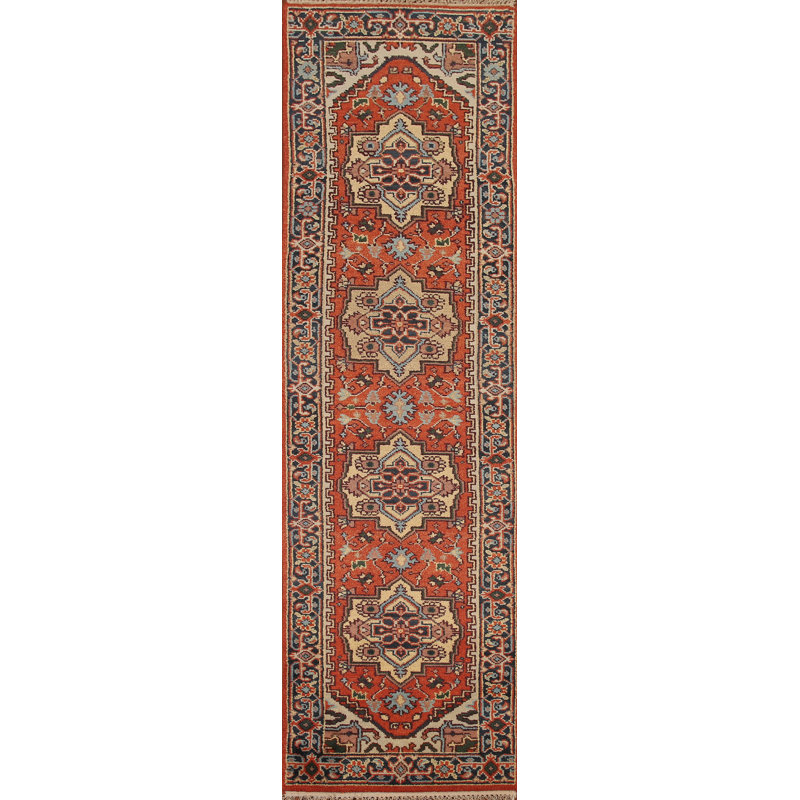 Tapis de couloir oriental géométrique 3 x 10