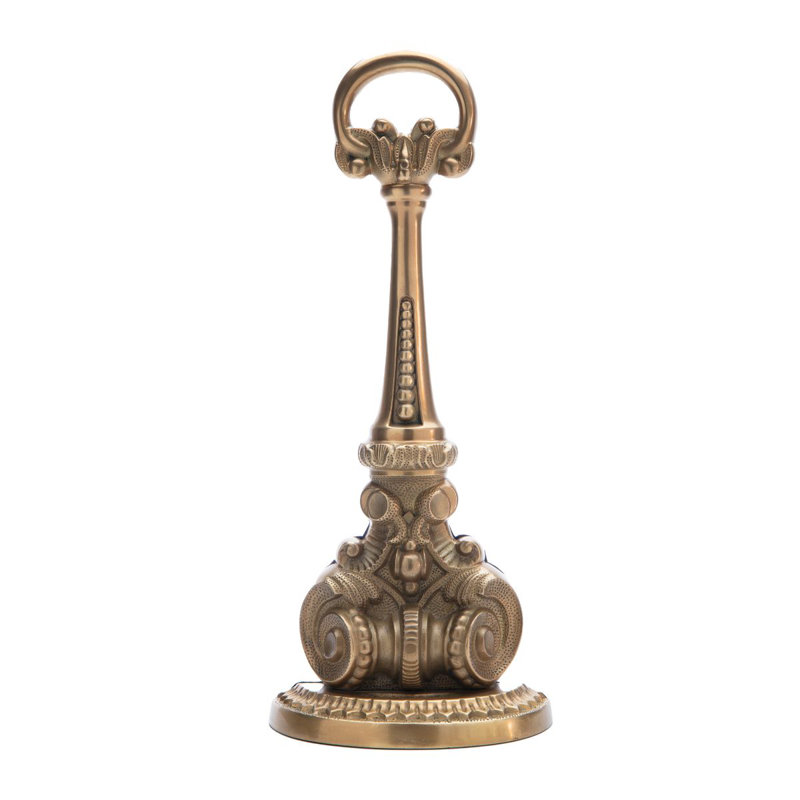 Butoir de porte en laiton antique