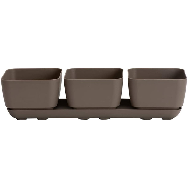 Zosha Pot Planter, Taupe