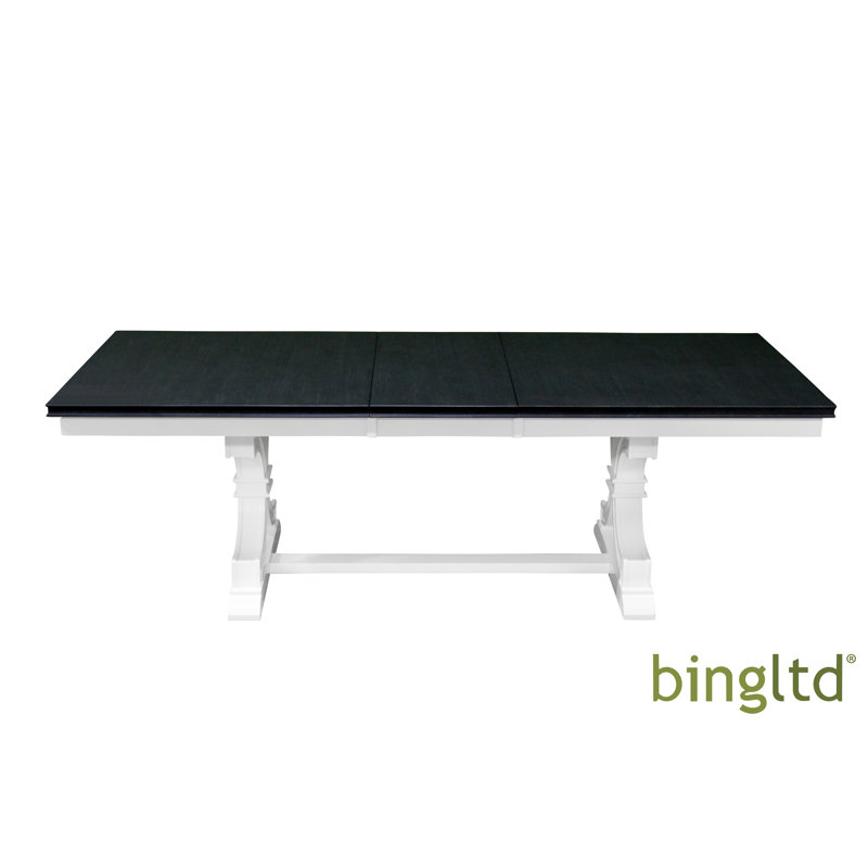 Rectangulaire L 90 po x l 40 po, Noir / blanc
