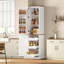 Garde-manger 71 po avec 3 tablettes et 3 tiroirs pour petite place-134049636