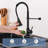 Kitchen Faucets with Pull Down Sprayer-113672250