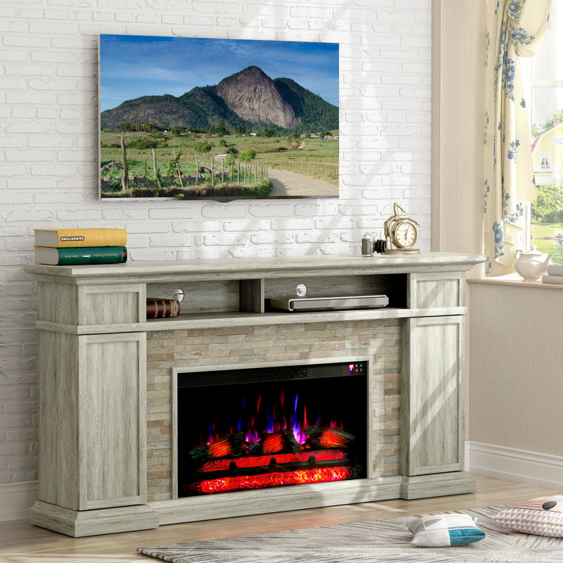 Fireplace, Light Grey