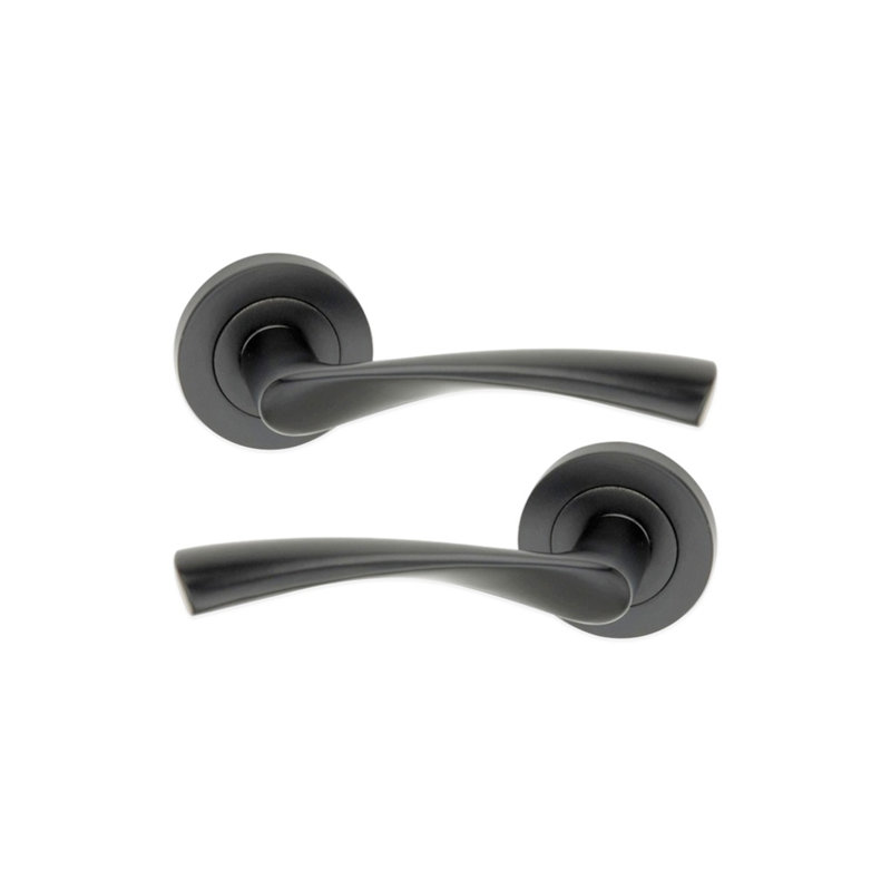 Mercury Lever Door Handle, Black