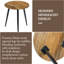Acacia Wood Side Table