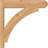 6"W x 22"D x 22"H Thorton Rough Sawn Craftsman Outlooker, Western Red Cedar-106952026-31652159