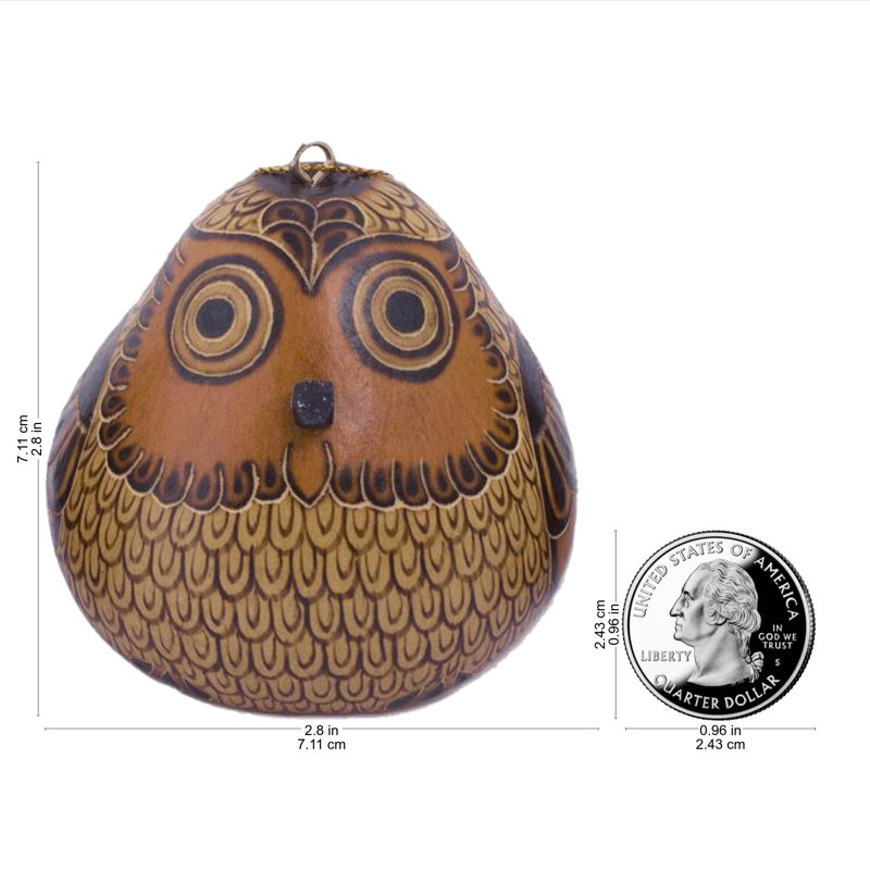 Sweet Guardians Dried Mate Gourd Ornaments