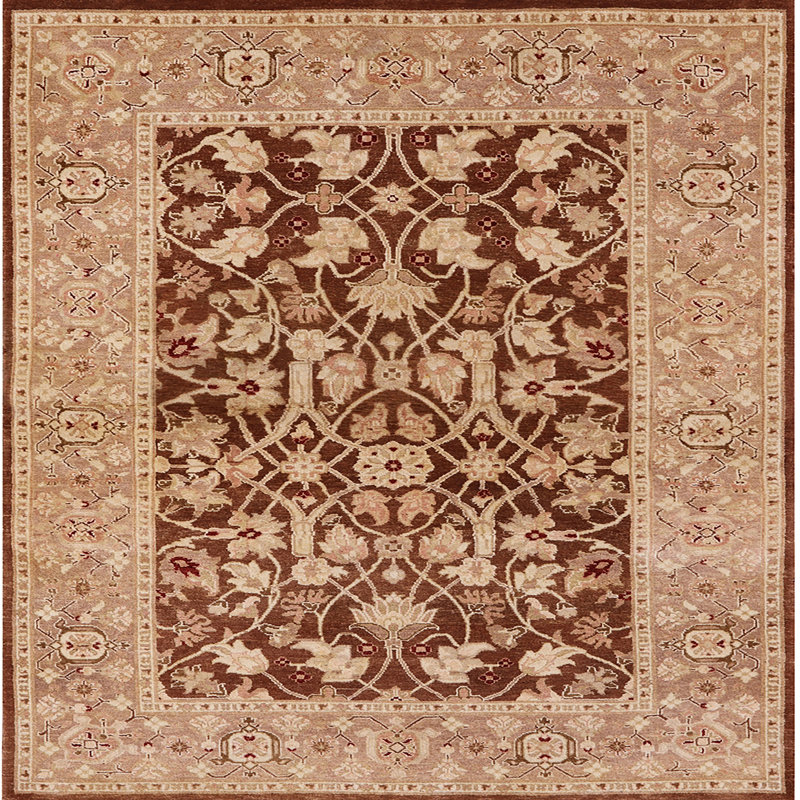 Tapis brun / beige Halifax Halifax, Carré 5 pi