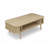 Aguilera 47.2" W Mid Century Coffee Table with Storage and Fluted Sliding Door-1152857806