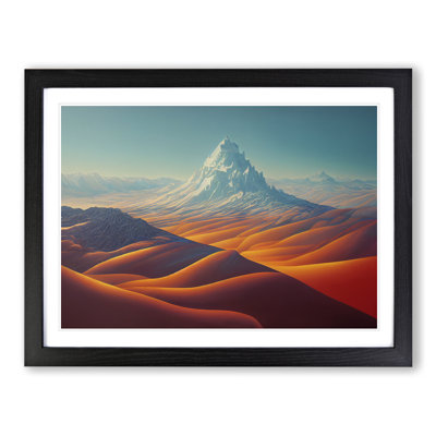 Miraculous Mountain Landscape - Framed Print
