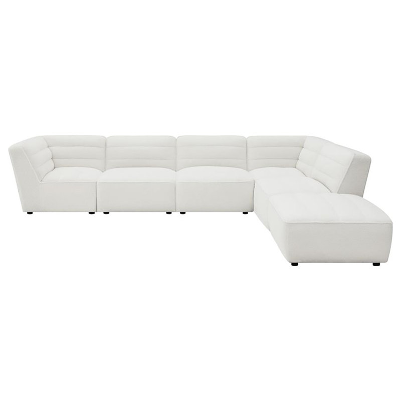 Canapé modulaire rembourré 6 pièces Knockie