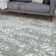 Carina Washable Rugs Geometric Design in Green