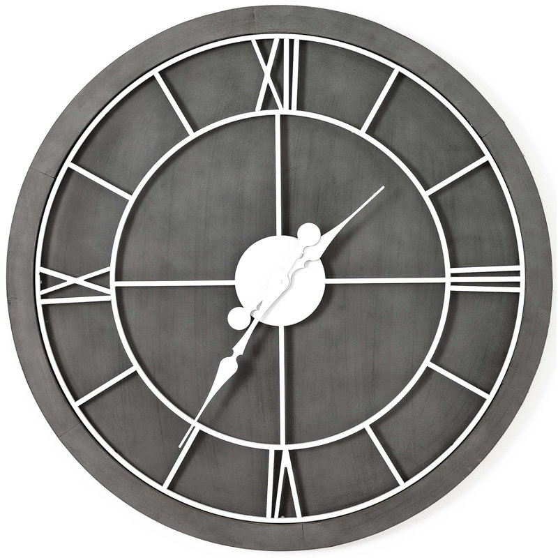 Anetia Grey Wall Clock