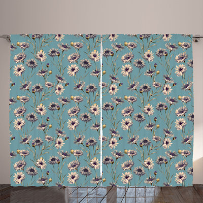 Semi Sheer Curtain Pair