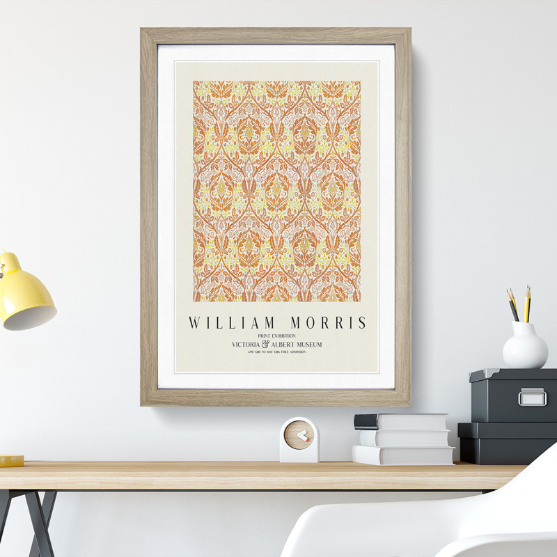 Golden Bough 1 Piece Single Picture Frame Wall Art, 65cm H x 48cm W x 2cm D, Oak Framed