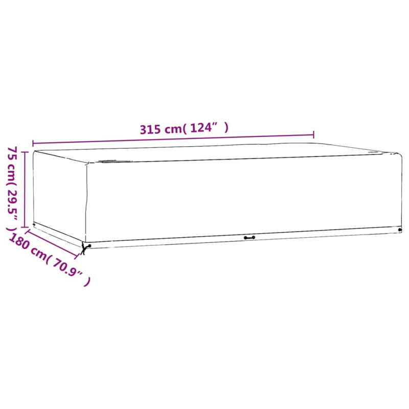 Outdoor Patio Sofa Cover