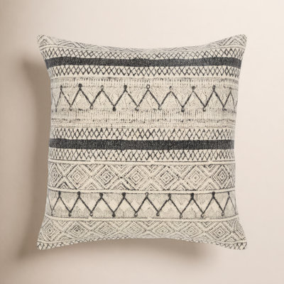 Zetta Geometric Cotton Throw Pillow
