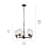 Winslow 5 - Light Dimmable Classic / Traditional Chandelier-1256752909